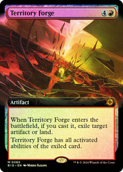 Territory Forge (#080) (Extended Art)\nThe Big Score - Variants\nSingle\nMagic The Gathering