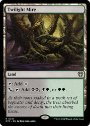 Twilight Mire\nOutlaws of Thunder Junction Commander\nSingle\nMagic The Gathering