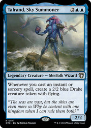Talrand, Sky Summoner\nOutlaws of Thunder Junction Commander\nSingle\nMagic The Gathering