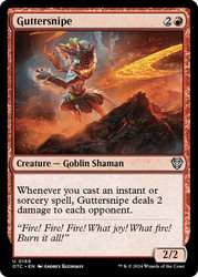 Guttersnipe\nOutlaws of Thunder Junction Commander\nSingle\nMagic The Gathering