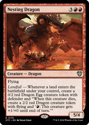 Nesting Dragon\nOutlaws of Thunder Junction Commander\nSingle\nMagic The Gathering