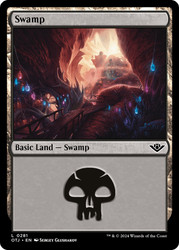 Swamp (#281)\nOutlaws of Thunder Junction\nSingle\nMagic The Gathering