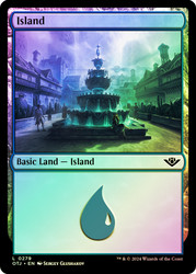 Island (#279)\nOutlaws of Thunder Junction\nSingle\nMagic The Gathering
