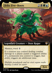 Felix Five-Boots (Extended Art)\nOutlaws of Thunder Junction Commander - Variants\nSingle\nMagic The Gathering