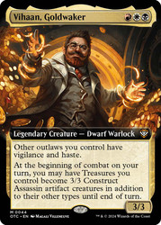Vihaan, Goldwaker (Extended Art)\nOutlaws of Thunder Junction Commander - Variants\nSingle\nMagic The Gathering