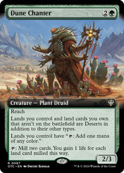 Dune Chanter (Extended Art)\nOutlaws of Thunder Junction Commander - Variants\nSingle\nMagic The Gathering