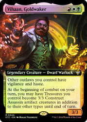 Vihaan, Goldwaker (Extended Art)\nOutlaws of Thunder Junction Commander - Variants\nSingle\nMagic The Gathering