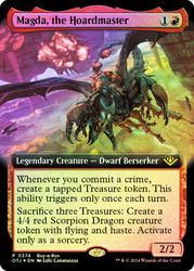 Magda, the Hoardmaster (Buy-a-Box)\nPromo: General\nSingle\nMagic The Gathering