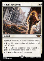 Final Showdown (Promo Pack) (Outlaws of Thunder Junction)\nPromo: Planeswalker Stamped\nSingle\nMagic The Gathering