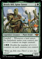 Bristly Bill, Spine Sower (Promo Pack) (Outlaws of Thunder Junction)\nPromo: Planeswalker Stamped\nSingle\nMagic The Gathering