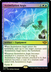Assimilation Aegis (Promo Pack) (Outlaws of Thunder Junction)\nPromo: Planeswalker Stamped\nSingle\nMagic The Gathering