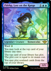 Fblthp, Lost on the Range (Promo Pack) (Outlaws of Thunder Junction)\nPromo: Planeswalker Stamped\nSingle\nMagic The Gathering