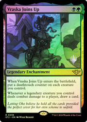 Vraska Joins Up (Promo Pack) (Outlaws of Thunder Junction)\nPromo: Planeswalker Stamped\nSingle\nMagic The Gathering