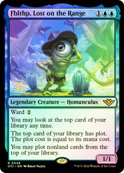 Fblthp, Lost on the Range (Prerelease) (Outlaws of Thunder Junction)\nPromo: Date Stamped\nSingle\nMagic The Gathering