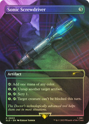 Sonic Screwdriver (Secret Lair) (Borderless)\nPromo: General\nSingle\nMagic The Gathering