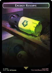 {Energy Reserve} // {Human Soldier Token}\nFallout Commander\nSingle\nMagic The Gathering
