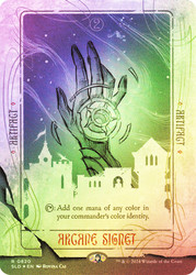 Arcane Signet (Secret Lair) (#820) (Borderless)\nPromo: General\nSingle\nMagic The Gathering