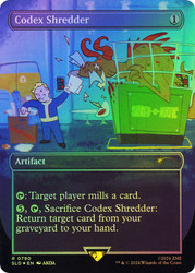 Codex Shredder (Secret Lair) (Borderless)\nPromo: General\nSingle\nMagic The Gathering