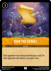Sign the Scroll
Ursula's Return
Single
Lorcana