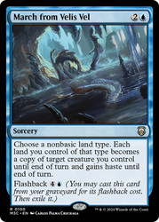 March from Velis Vel\nModern Horizons 3 Commander\nSingle\nMagic The Gathering