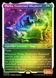 Phelia, Exuberant Shepherd (Foil Etched)\nModern Horizons 3 - Alternate Foil\nSingle\nMagic The Gathering