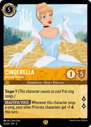 Cinderella - Melody Weaver
Ursula's Return
Single
Lorcana