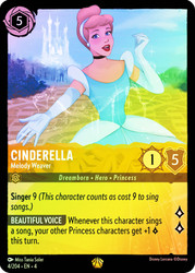 Cinderella - Melody Weaver
Ursula's Return
Single
Lorcana