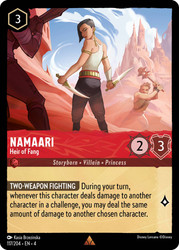 Namaari - Heir of Fang
Ursula's Return
Single
Lorcana