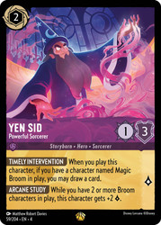 Yen Sid - Powerful Sorcerer (#059)
Ursula's Return
Single
Lorcana