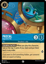 Pascal - Inquisitive Pet
Ursula's Return
Single
Lorcana