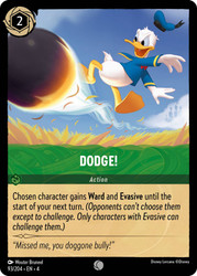 Dodge!
Ursula's Return
Single
Lorcana