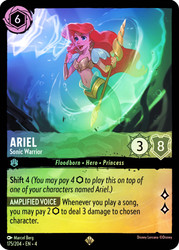 Ariel - Sonic Warrior
Ursula's Return
Single
Lorcana