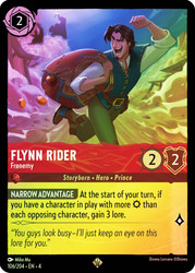 Flynn Rider - Frenemy
Ursula's Return
Single
Lorcana