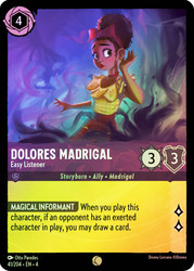 Dolores Madrigal - Easy Listener
Ursula's Return
Single
Lorcana