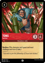 Tong - Survivor
Ursula's Return
Single
Lorcana