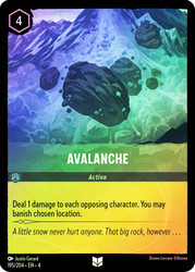 Avalanche
Ursula's Return
Single
Lorcana