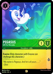 Pegasus - Gift for Hercules
Ursula's Return
Single
Lorcana