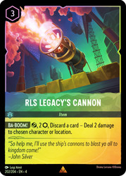 RLS Legacy's Cannon
Ursula's Return
Single
Lorcana