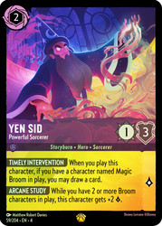 Yen Sid - Powerful Sorcerer (#059)
Ursula's Return
Single
Lorcana