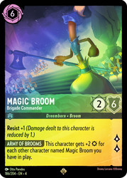 Magic Broom - Brigade Commander
Ursula's Return
Single
Lorcana