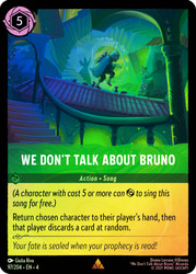 We Don't Talk About Bruno
Ursula's Return
Single
Lorcana