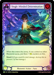 Single Minded Determination Red