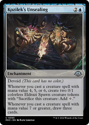 Kozilek's Unsealing\nModern Horizons 3\nSingle\nMagic The Gathering