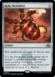 Ruby Medallion\nModern Horizons 3\nSingle\nMagic The Gathering