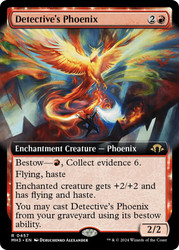 Detective's Phoenix (Extended Art)\nModern Horizons 3 - Variants\nSingle\nMagic The Gathering
