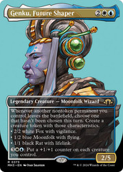 Genku, Future Shaper (Borderless)\nModern Horizons 3 - Variants\nSingle\nMagic The Gathering