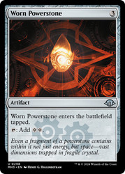 Worn Powerstone\nModern Horizons 3\nSingle\nMagic The Gathering
