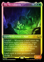 The Necrobloom (Foil Etched)\nModern Horizons 3 - Alternate Foil\nSingle\nMagic The Gathering