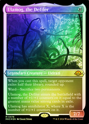 Ulamog, the Defiler (Foil Etched)\nModern Horizons 3 - Alternate Foil\nSingle\nMagic The Gathering