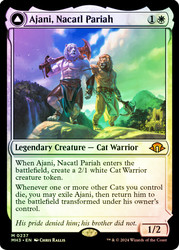 Ajani, Nacatl Pariah // Ajani, Nacatl Avenger\nModern Horizons 3\nSingle\nMagic The Gathering